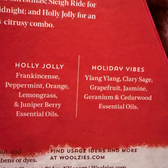 LIKE NEW Woolzie’s HEY SANTA! set of 4 100% pure holiday essential oil blends - Picture 5 of 7